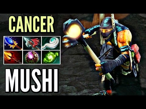 Mushi Cancer Shadow Shaman Dota 2 - Dagon and Aghanim Scepter - Epic Gameplay