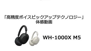 ヘッドホン:マイク通話音声ビデオ:WH-1000XM5【ソニー公式】