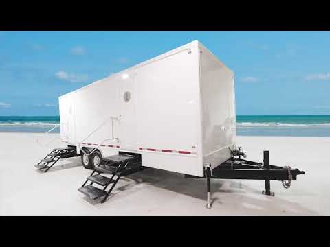 10 Station Luxury Restroom Trailer | Luxury Series