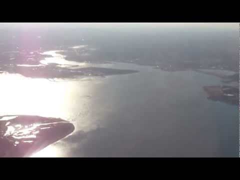 Boston-to-Chicago flight: Quincy, Gloucester, Haverhill MA; Lake Ontario; Lake Michigan 2012-01-07