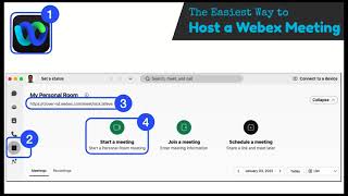 The Easiest Way to Host a WebEx Meeting - Updated for 2022