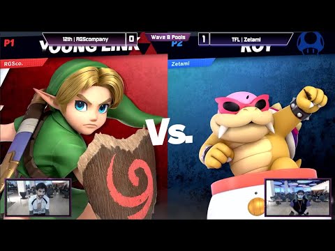 Zetami (Bowser Jr.) Vs. RGScompany (Young Link) - Beak Bonk 2022 | Losers Pools