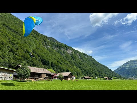 Mein erster Gleitschirm Höhenflug vom Brunni in Engelberg