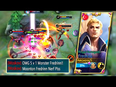 OFFLANE MONSTER!! TANK BUILD FREDRINN IS UNSTOPPABLE | Fredrinn Mobile Legends