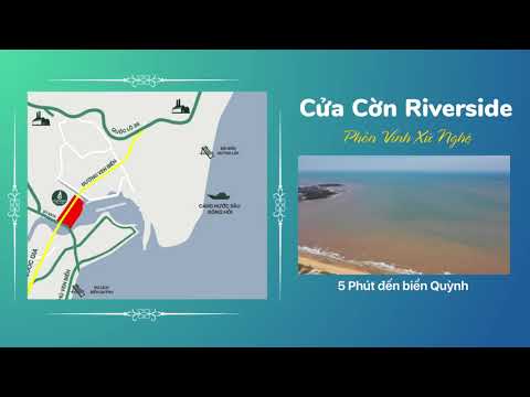  CỬA CỜN RIVERSIDE # ĐẦU TƯ  ĐẤT NỀN-VỊ TRÍ TRUNG TÂM THỊ XÃ HOÀNG MAI !!!