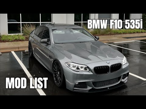 THE BEST MODS FOR YOUR BMW F10 535i | MOD LIST!