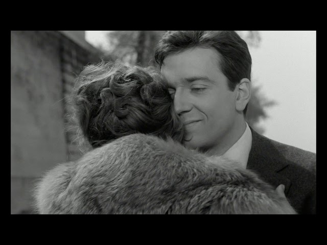 Jean-Pierre Cassel and Anouk Aimée in 'Le farceur' (1960)