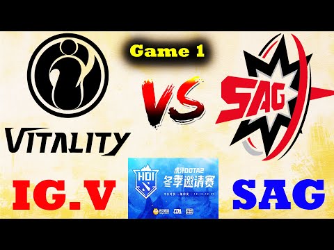 IG.Vitality VS Sparking Arrow Gaming Game 1 Dota 2 Live Tournament Huya Dota2 Winter Invitational