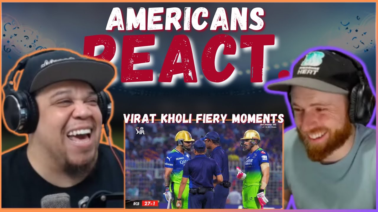 AMERICAN REACTS TO VIRAT KOHLI TOP 10 MOST FIERY MOMENTS | AGGRESSIVE SIDE || REAL FANS SPORTS