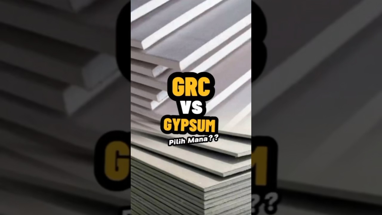 Grc vs Gypsum, pilih mana..? #shorts