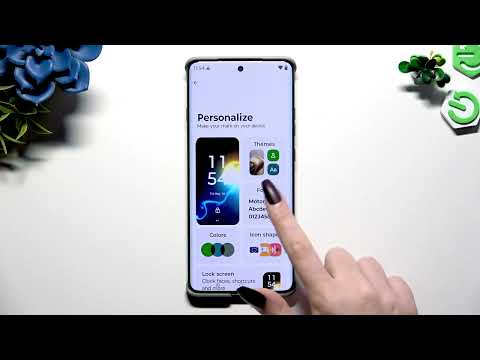 MOTOROLA Edge 60 Pro – How to Change Font Style