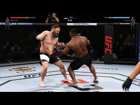 Roy Nelson  vs. Mike Tyson "Iron Mike" vs. "Big Country" EA UFC 2 KO Knockout