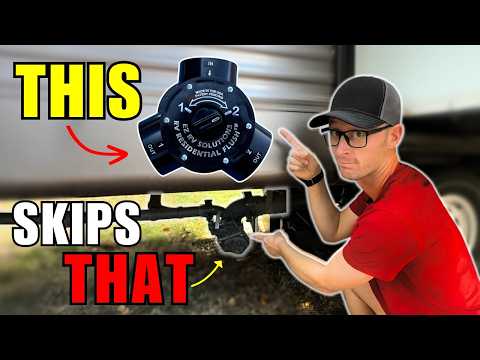 How to Bypass Your RV Black Tank at a Full Hookup Campsite (RV Residential Flush & RV Snap Trap)