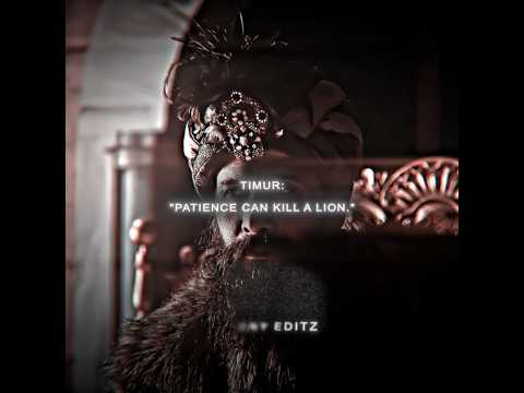 Timur (Tamerlane): "Patience can kill a lion." #shorts