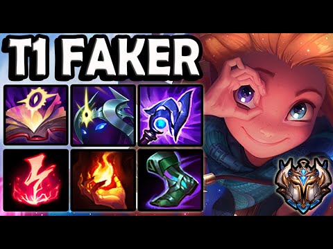 T1 Faker ZOE MID vs GALIO - Patch 10.25 Ranked Korea ✅