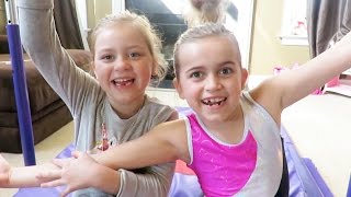 More Sister Gymnastics! | Crazy8Family