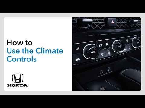 How to Use the Dual Zone Automatic Climate Controls