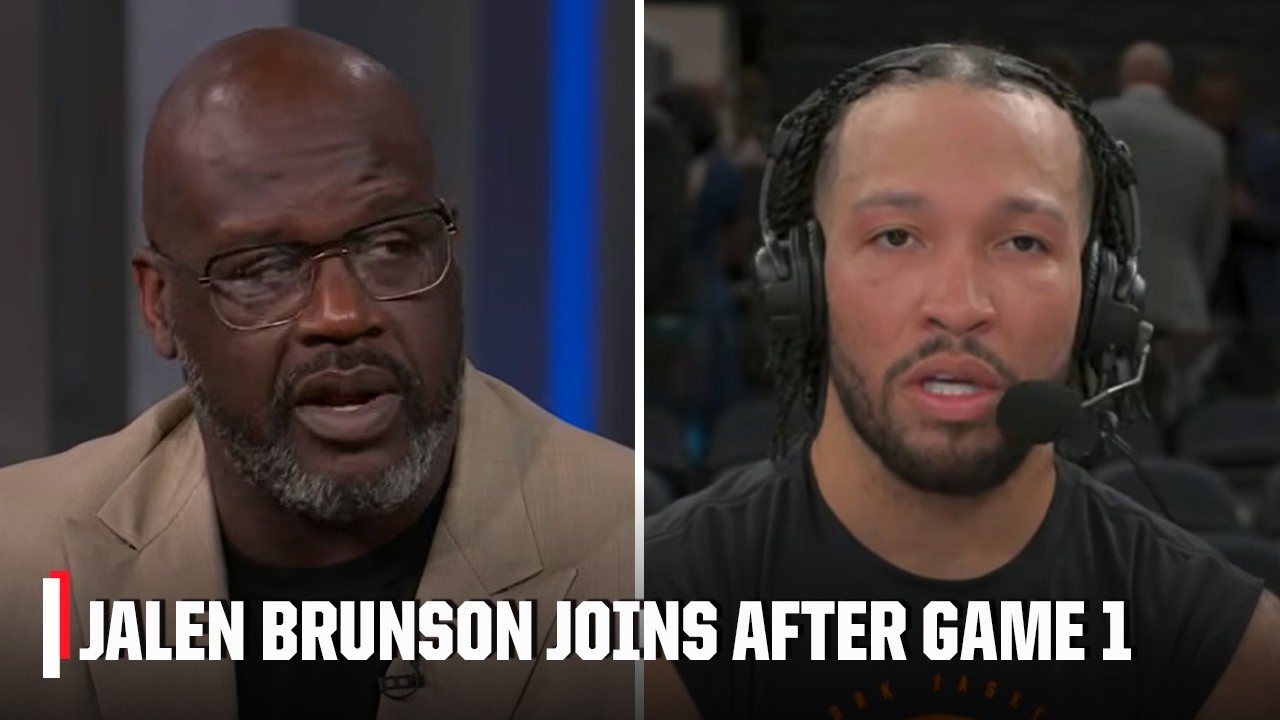 Jalen Brunson can't explain the Knicks' 22-PT comeback to beat the Cavaliers 🤷‍♂️ | Inside the NBA