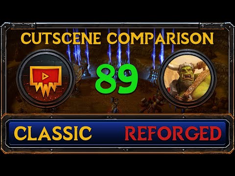 Warcraft 3: Reforged vs Classic Cutscene Comparison #89 - Where Wind Riders Dare 3/4