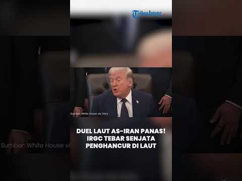 Duel Laut AS-Iran Panas! IRGC Tebar Senjata Penghancur di Laut saat Kapal Induk USS H.W Bush Tiba