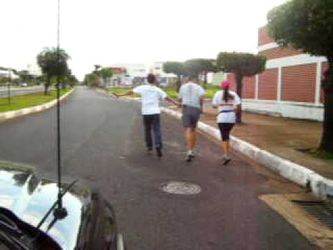 Kainho fazendo cooper