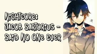 Nightcore:  Jacob Sartorius - Said No One Ever