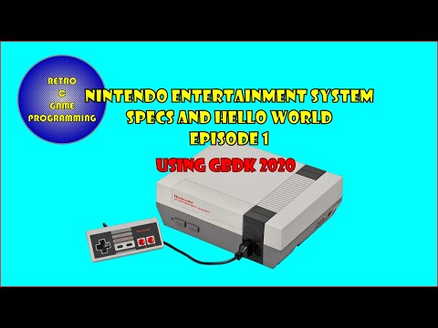 NES Programming in C: Episode 1 - Tech Specs and Hello NES