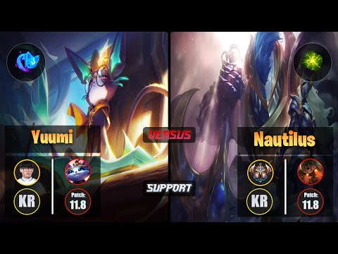 Hoit YUUMI (Support) [Summon Aery] VS NAUTILUS - Challenger KR Patch 11.8