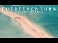 The beautiful island of Fuerteventura by drone