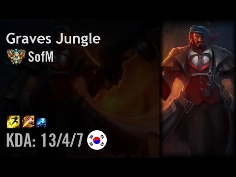 Graves Jungle vs Kindred - SofM - KR Challenger Patch 6.12