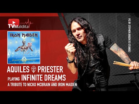 TVMaldita Presents: Aquiles Priester playing Infinite Dreams - Iron Maiden (To Mr. Nicko McBrain)