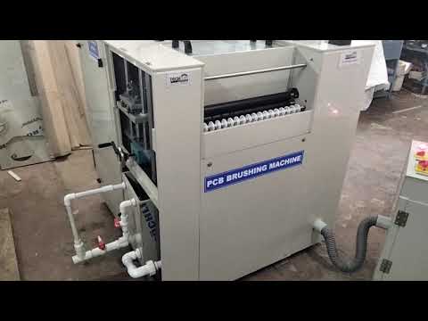 Pcb Scrubbing Brush Machine