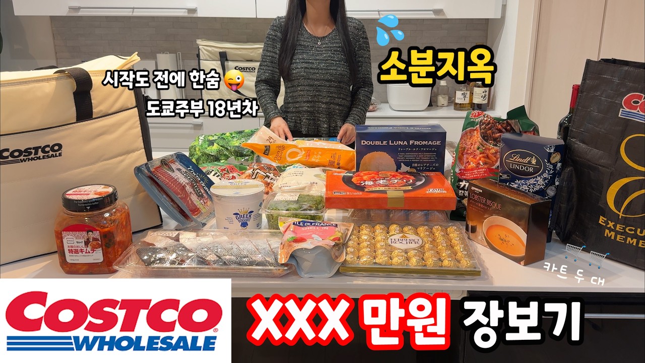 간식 먹고 도시락 싸는 도쿄 브이로그🍱도쿄 폭설 속☃️코스트코 장보기🛒🛒순식간에 십만엔(100만원)털리는 코스트코😅소분 지옥😎#나가사키짬뽕 #일본외식