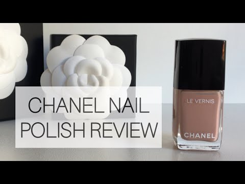 CHANEL NAIL POLISH REVIEW | Chanel LE VERNIS longwear Organdi 504 | CHANEL MANICURE at home