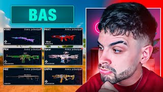 PROBÉ EL ACCESORIO BAS EN TODAS LAS ARMAS 💀… ¿VALE LA PENA? 😳