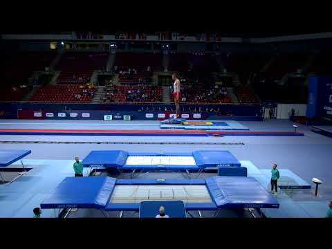 SOEHN Keegan (CAN) M - 2022 Trampoline Worlds, Sofia (BUL) - Q Trampoline Exercise 2