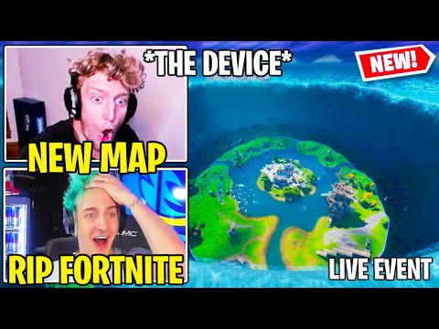 Tfue & Streamers React to *NEW* Fortnite DOOMSDAY Live EVENT!! (THE DEVICE)