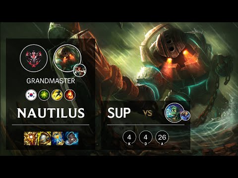 Nautilus Support vs Amumu - KR Grandmaster Patch 11.19