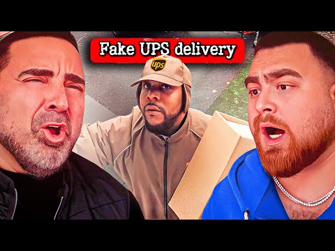 DAS WAR UNHEIMLICH! LosPollosTV und Papa reagieren auf die gefälschte UPS-Lieferung, die tödlich ...
