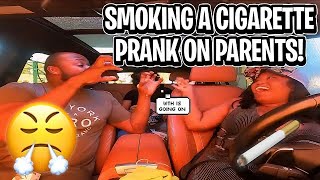 SLAMMING ON BREAKS PRANK ON DAD (HE GOT OUT OF THE CAR AND STARTED WALKING)!!
