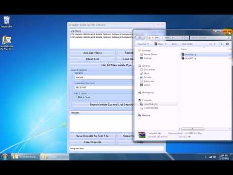 Search Inside Zip Files Software