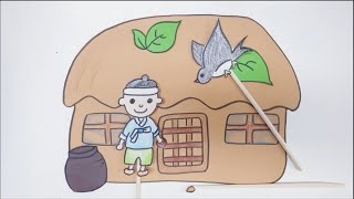 [미니쌤 과학 실험] 다양한 소리로 인형극 꾸미기 예시 - 흥부와 놀부