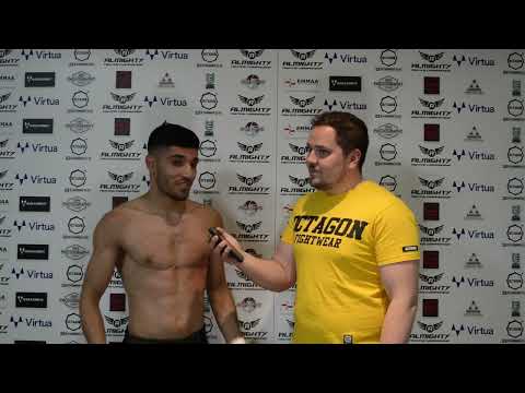 Mostafa Muhammed - Almighty Fighting Championship 30 Post Fight Interview
