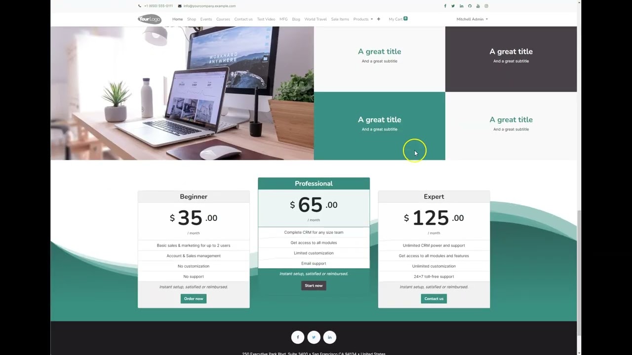 Website - Add Document (create document link)