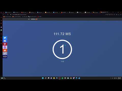 RT test  arealme.com (116ms) master of the universe :D