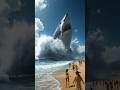 Giant Shark Attack Megashark SharkAttack Tsunami BeachChaos OceanMonster GiantShark EpicScene