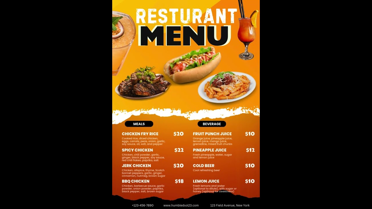 Restaurant Food Menu #restaurant #food #catering #menu #restaurantmenu #dishes #cuisine #foodmenu