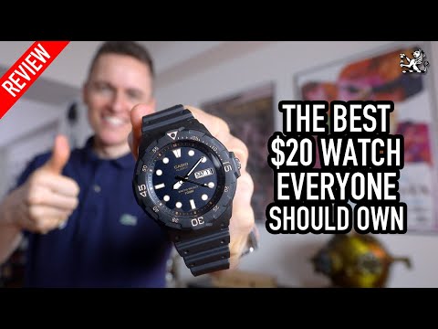 Die beste Analoguhr für 20 $, die jeder besitzen sollte – Casio MRW-200H-1EVDF Taucheruhr im Test