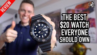 The Best $20 Analog Watch Everyone Should Own - Casio MRW-200H-1EVDF Diver Style Watch Review
