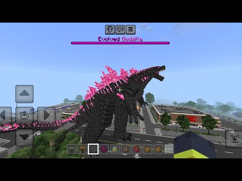 Evolved Godzilla UPDATE MOD in Minecraft PE